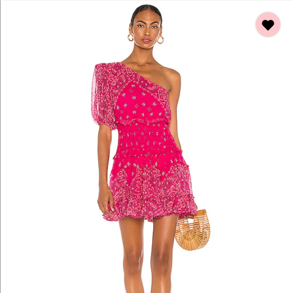 One shoulder mini dress